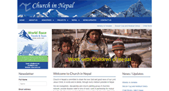Desktop Screenshot of churchinnepal.org